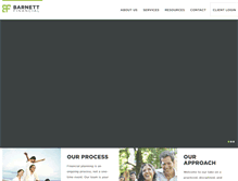 Tablet Screenshot of barnettfinancial.com